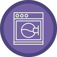 Washing Machine Vector Icon Design