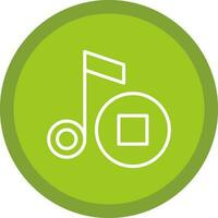 Stop button Vector Icon Design