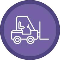 Forklift Vector Icon Design