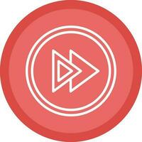 Fast Forward Vector Icon Design
