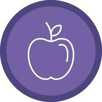Apple fruit Vector Icon Design