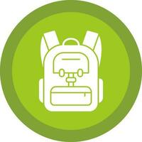 Backpack Vector Icon Design