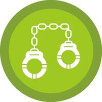 Handcuffs Vector Icon Design