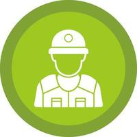 Riot police Vector Icon Design