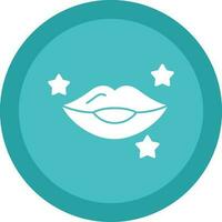 Lips Vector Icon Design