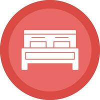 Double Bed Vector Icon Design