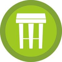 Stool Vector Icon Design