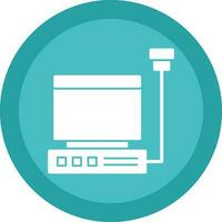 Ultrasound machine Vector Icon Design