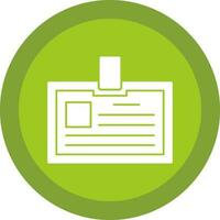 Identification card Vector Icon Design