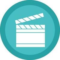 Clapperboard Vector Icon Design