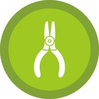 Needle nose pliers Vector Icon Design