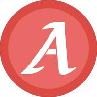Letter A Vector Icon Design