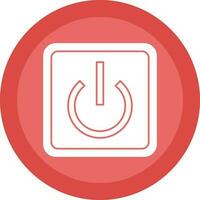 Power Button Off Vector Icon Design