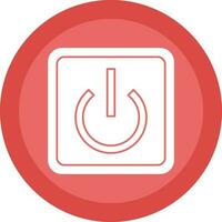 Power Button Off Vector Icon Design