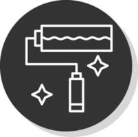 Paint Roller Vector Icon Design