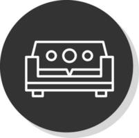 Sofa Vector Icon Design