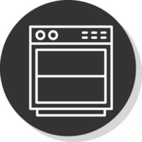 Dishwasher Vector Icon Design