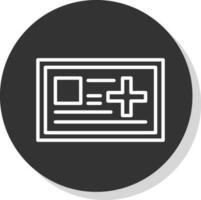 Medical card Vector Icon Design