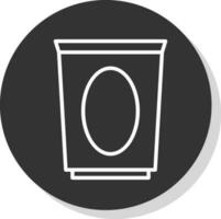 Dustbin Vector Icon Design