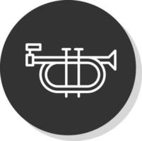 Trumpet Vector Icon Design