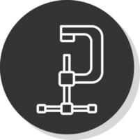 Clamp Vector Icon Design