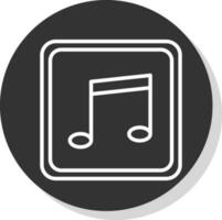 diseño de icono de vector de reproductor de música