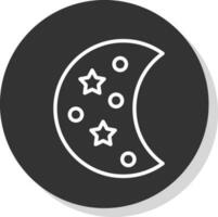 Moon Phase Vector Icon Design