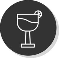 Cocktail Glass Vector Icon Design