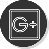 Google Plus Vector Icon Design