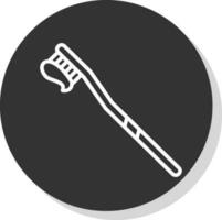 Tooth brush Vector Icon Design