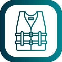 Life vest Vector Icon Design