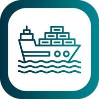 Ship Vector Icon Design