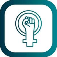 Feminism Vector Icon Design