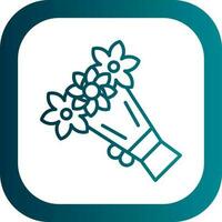 Bouquet Vector Icon Design