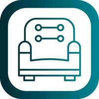 Couch Vector Icon Design