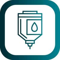 Blood bag Vector Icon Design