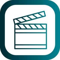 Clapperboard Vector Icon Design