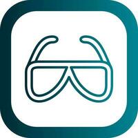 Safety glasses Vector Icon Design