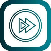 Fast Forward Vector Icon Design