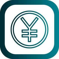 Yen Vector Icon Design