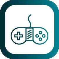 Gamepad Console Vector Icon Design