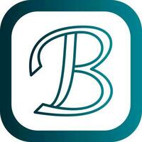 Letter B Vector Icon Design