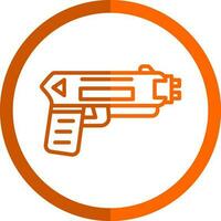 diseño de icono de vector de pistola de aturdimiento