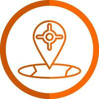 Tracker Vector Icon Design