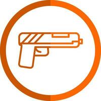 diseño de icono de vector de pistola