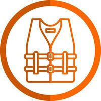 Life vest Vector Icon Design