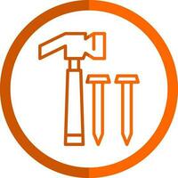 Hammer Vector Icon Design