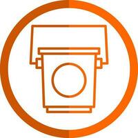 Bucket Vector Icon Design