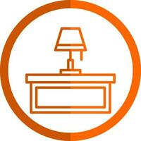 Desk Lamp Vector Icon Design