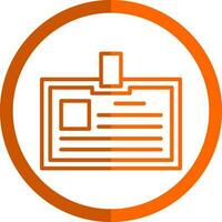 Identification card Vector Icon Design